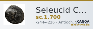 Seleucid Coins (part 1) 700 — CANOA