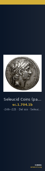 Seleucid Coins (part 1) 704.1b — CANOA