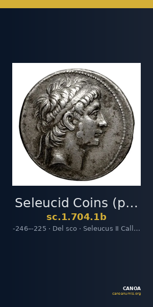 Seleucid Coins (part 1) 704.1b — CANOA