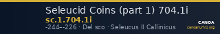 Seleucid Coins (part 1) 704.1i — CANOA