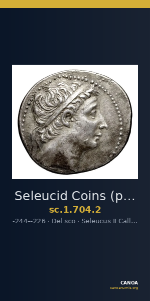 Seleucid Coins (part 1) 704.2 — CANOA