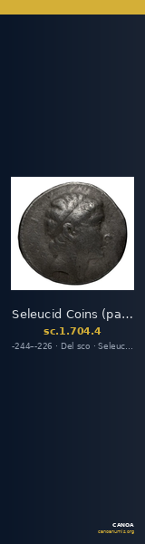 Seleucid Coins (part 1) 704.4 — CANOA