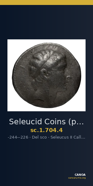 Seleucid Coins (part 1) 704.4 — CANOA