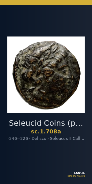 Seleucid Coins (part 1) 708a — CANOA