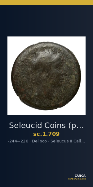 Seleucid Coins (part 1) 709 — CANOA