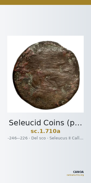 Seleucid Coins (part 1) 710a — CANOA
