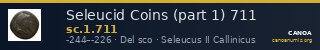 Seleucid Coins (part 1) 711 — CANOA