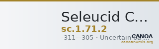 Seleucid Coins (part 1) 71.2 — CANOA
