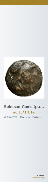 Seleucid Coins (part 1) 713.1a — CANOA