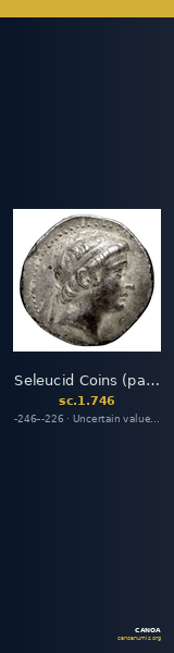 Seleucid Coins (part 1) 746 — CANOA
