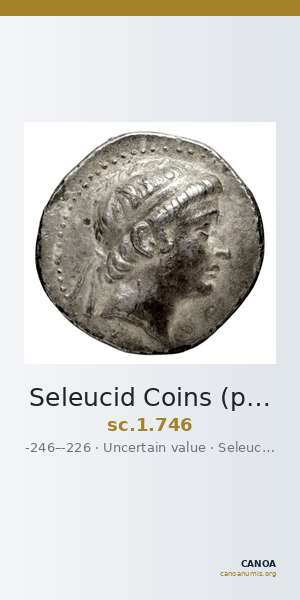 Seleucid Coins (part 1) 746 — CANOA