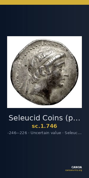 Seleucid Coins (part 1) 746 — CANOA