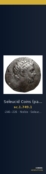 Seleucid Coins (part 1) 749.1 — CANOA