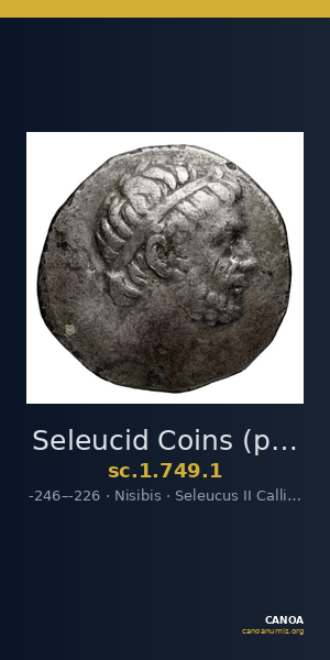 Seleucid Coins (part 1) 749.1 — CANOA