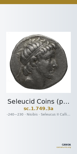 Seleucid Coins (part 1) 749.3a — CANOA