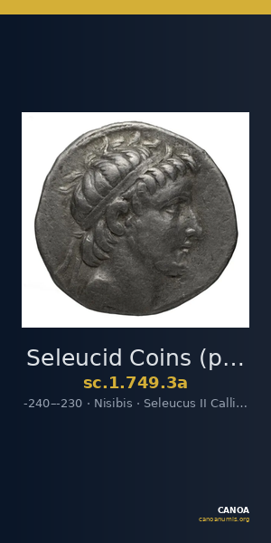 Seleucid Coins (part 1) 749.3a — CANOA