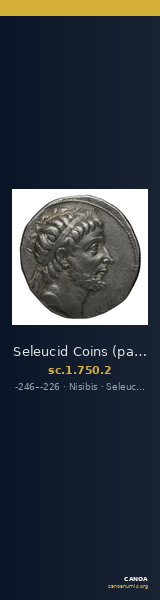 Seleucid Coins (part 1) 750.2 — CANOA
