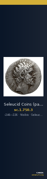 Seleucid Coins (part 1) 750.3 — CANOA