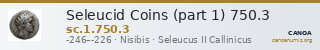 Seleucid Coins (part 1) 750.3 — CANOA