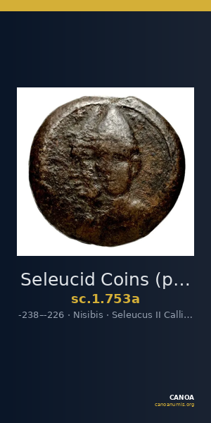 Seleucid Coins (part 1) 753a — CANOA