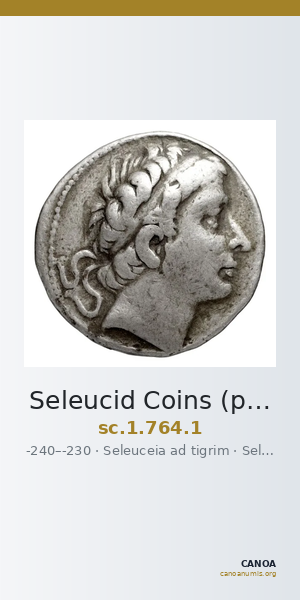 Seleucid Coins (part 1) 764.1 — CANOA