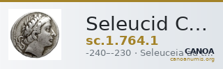 Seleucid Coins (part 1) 764.1 — CANOA
