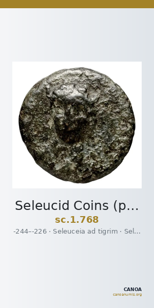 Seleucid Coins (part 1) 768 — CANOA