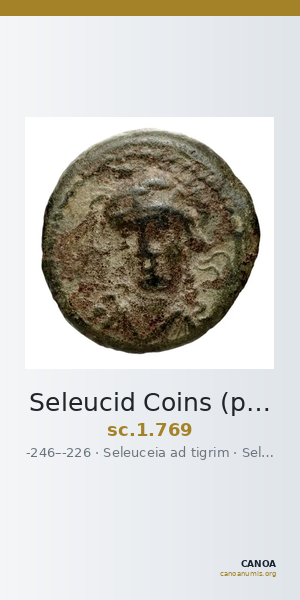 Seleucid Coins (part 1) 769 — CANOA