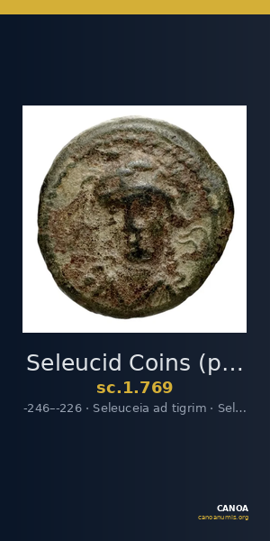 Seleucid Coins (part 1) 769 — CANOA