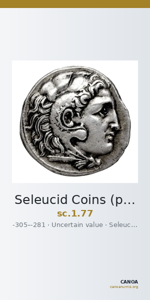 Seleucid Coins (part 1) 77 — CANOA