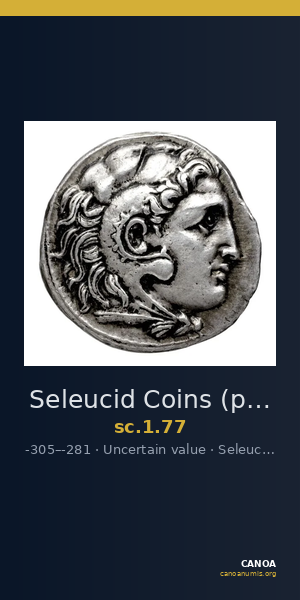 Seleucid Coins (part 1) 77 — CANOA