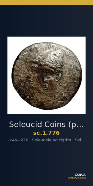 Seleucid Coins (part 1) 776 — CANOA