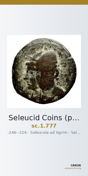 Seleucid Coins (part 1) 777 — CANOA