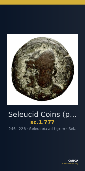 Seleucid Coins (part 1) 777 — CANOA