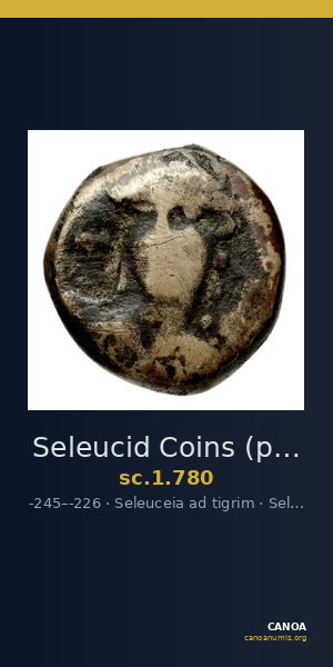 Seleucid Coins (part 1) 780 — CANOA