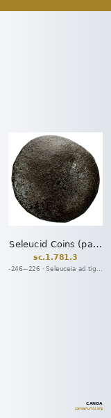 Seleucid Coins (part 1) 781.3 — CANOA