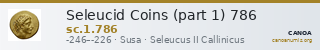 Seleucid Coins (part 1) 786 — CANOA