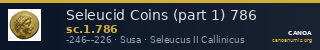 Seleucid Coins (part 1) 786 — CANOA