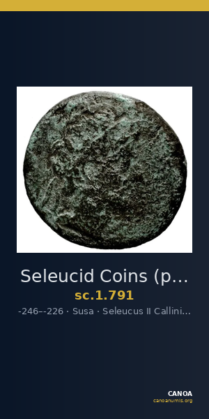 Seleucid Coins (part 1) 791 — CANOA