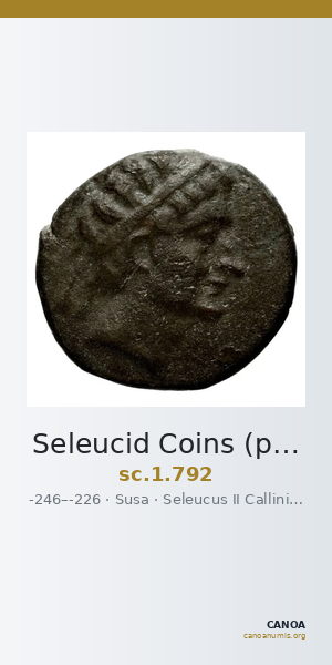 Seleucid Coins (part 1) 792 — CANOA
