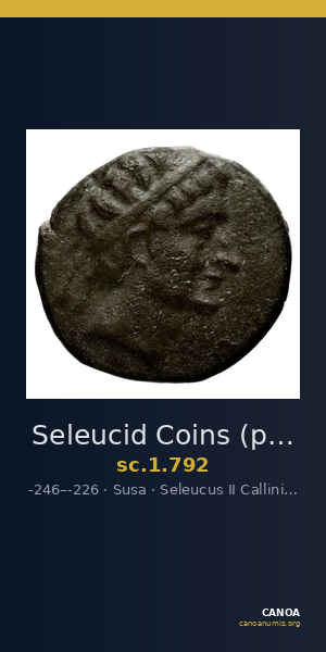 Seleucid Coins (part 1) 792 — CANOA