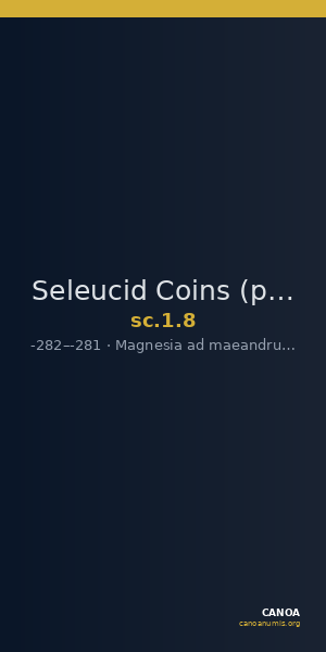 Seleucid Coins (part 1) 8 — CANOA