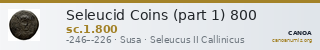 Seleucid Coins (part 1) 800 — CANOA