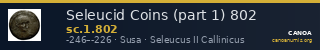Seleucid Coins (part 1) 802 — CANOA
