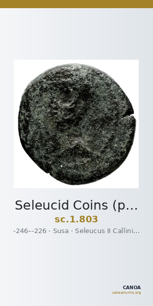 Seleucid Coins (part 1) 803 — CANOA