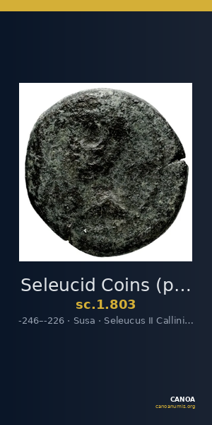 Seleucid Coins (part 1) 803 — CANOA