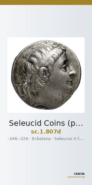 Seleucid Coins (part 1) 807d — CANOA