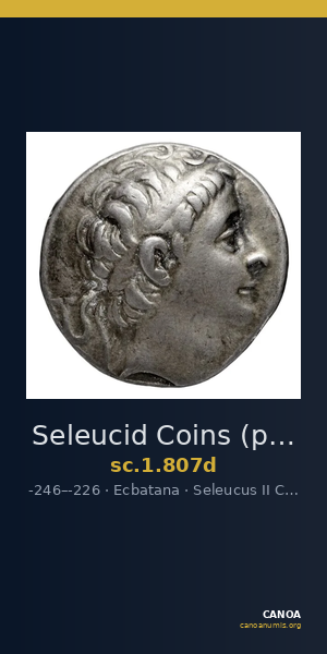 Seleucid Coins (part 1) 807d — CANOA