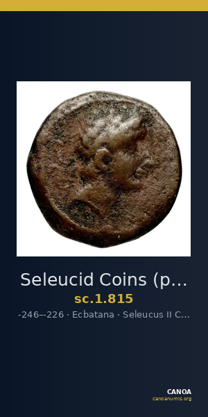 Seleucid Coins (part 1) 815 — CANOA