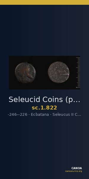 Seleucid Coins (part 1) 822 — CANOA